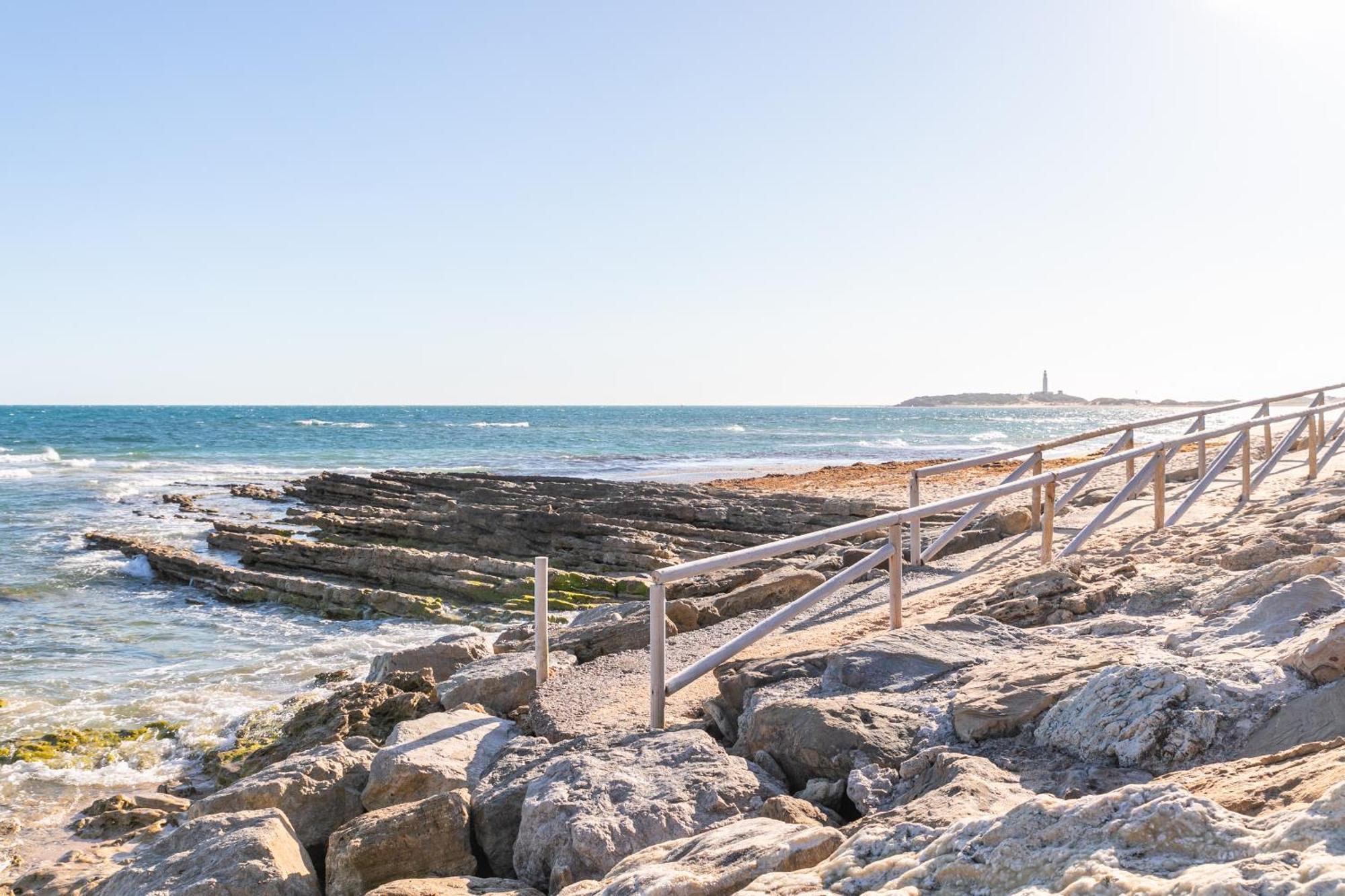 Adosado Nuevo Con Piscina, Playa, Garaje Y Jardin Los Canos De Meca Bagian luar foto
