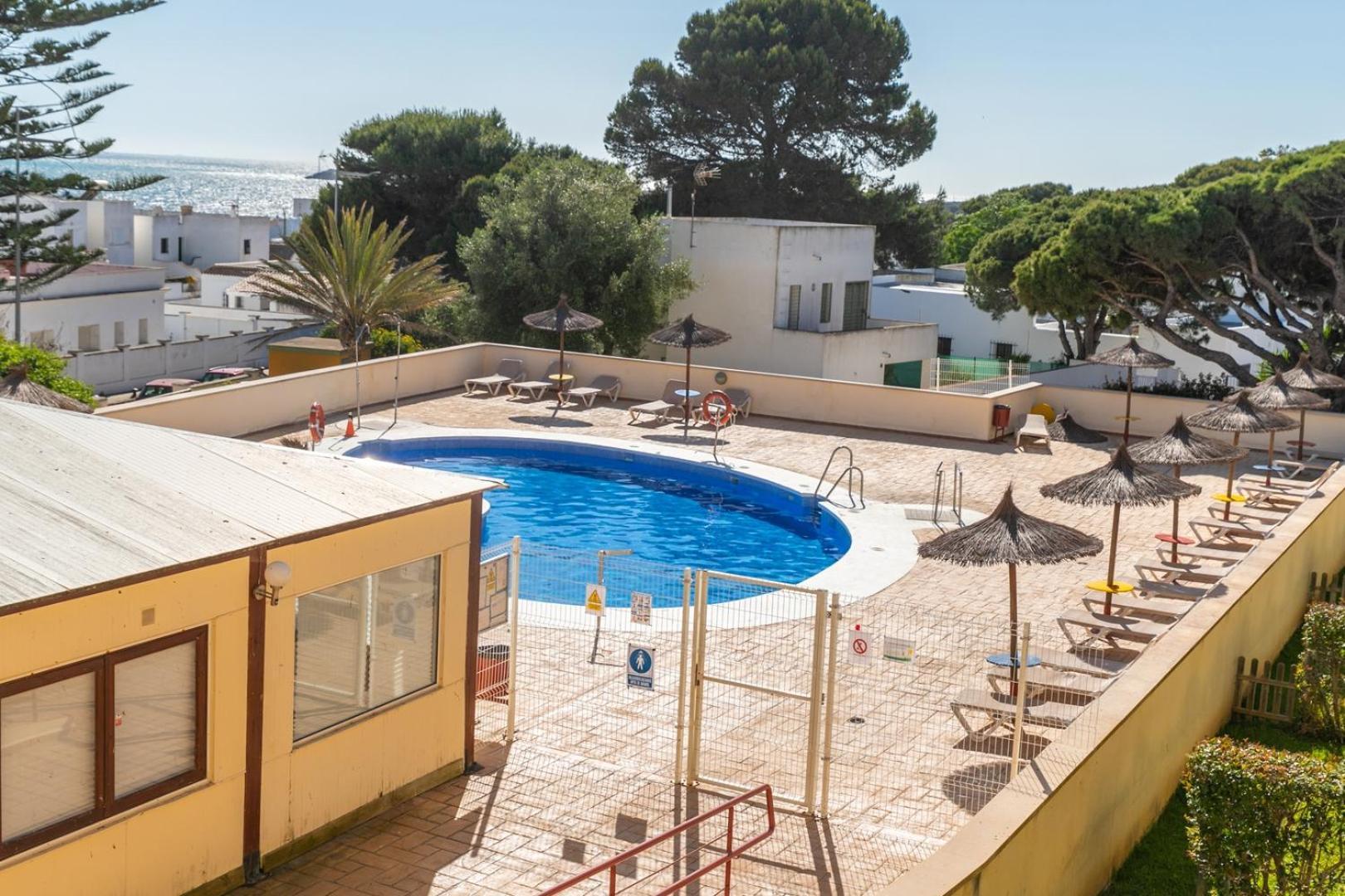 Adosado Nuevo Con Piscina, Playa, Garaje Y Jardin Los Canos De Meca Bagian luar foto